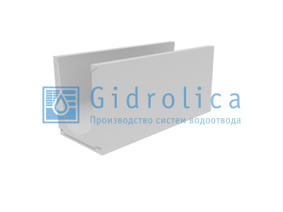 Лоток водоотводный бетонный коробчатый (СО-300мм), с уклоном 0,5%  КUу 100.39,4(30).47(40) - BGU, № 15
