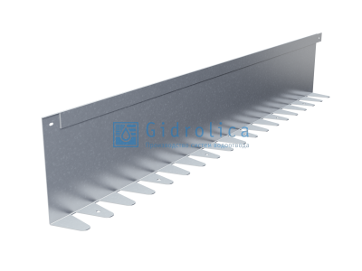 Бордюр Gidrolica Line Steel L-образный из оцинкованной стали 1200х200х70х1,5мм