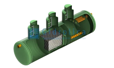 Gidrolica LOS-System 3/пескоотделитель-бензомаслоотделитель-сорбционный фильтр/130